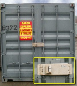 enforce lock on storage container