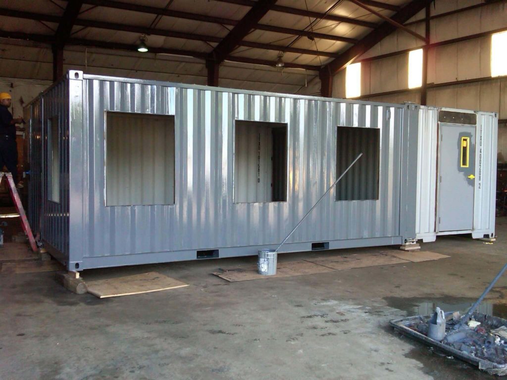 shipping container custom modifications